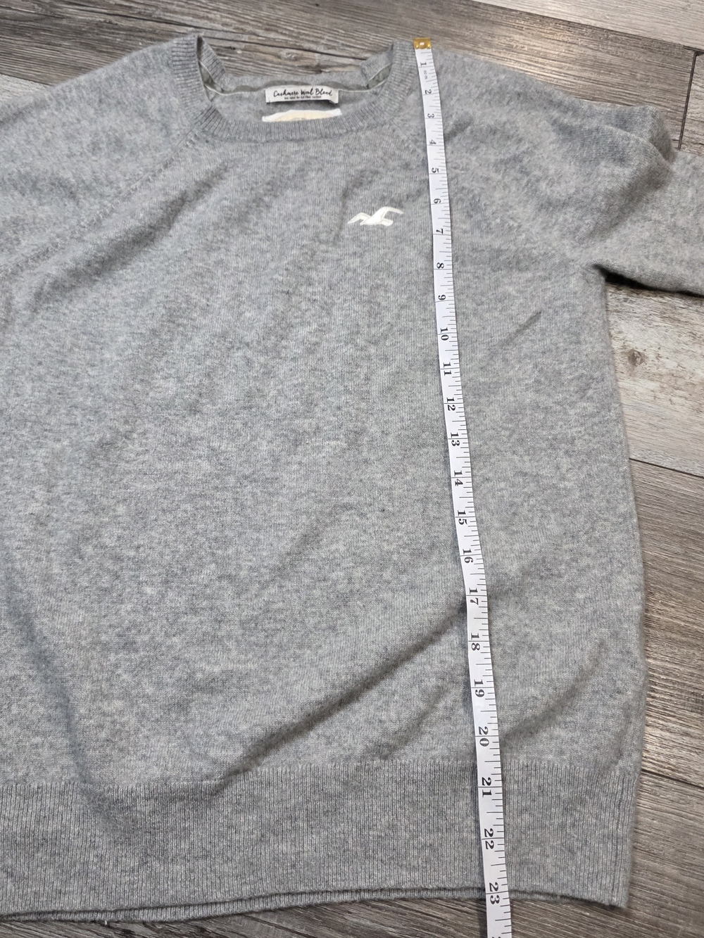 Hollister Y2K Women's Cashmere Wool Blend Crewneck Sweater Sz Sm *READ - Picture 5 of 7